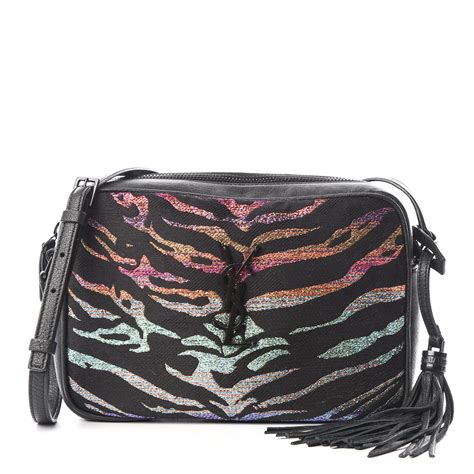 ysl tiger print bag|SAINT LAURENT Canvas Calfskin Metallic Tiger Print.